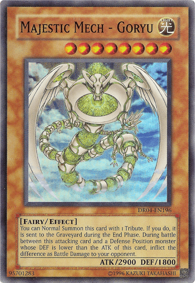 Majestic Mech - Goryu [DR04-EN196] Super Rare (ONLINE ORDER ONLY)
