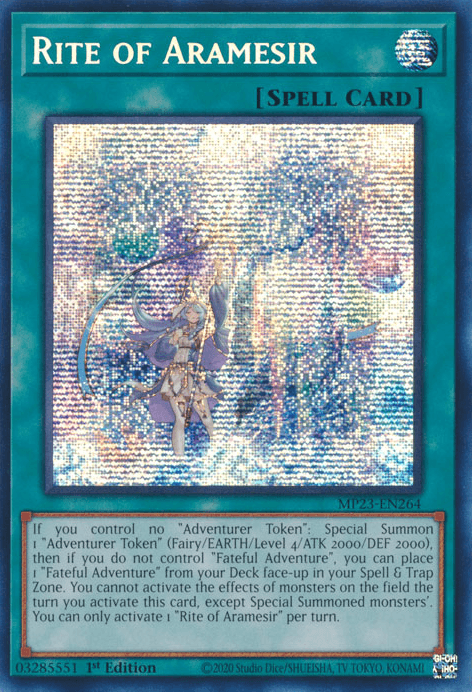 Rite of Aramesir [MP23-EN264] Prismatic Secret Rare (ONLINE ORDER ONLY)