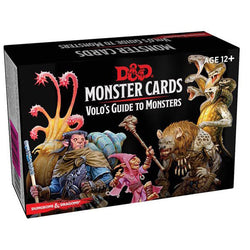 D&D: Monster Cards - Volo's Guide to Monsters (ONLINE ORDER ONLY)