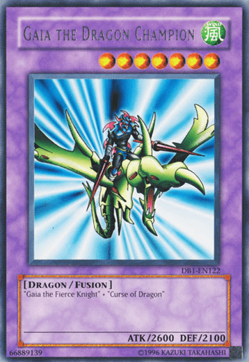 Gaia the Dragon Champion [DB1-EN122] Rare (ONLINE ORDER ONLY)