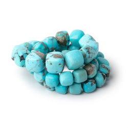 8.5-13mm Sleeping Beauty Turquoise Plain Cubes 16 inch 41 Beads AAA (ONLINE ORDER ONLY)