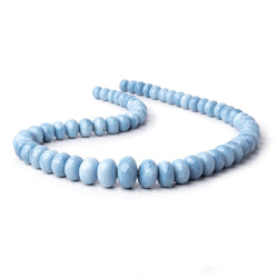 8.5-18mm Owyhee Blue Opal Faceted Rondelle Beads 20 inch 60 pieces AA (ONLINE ORDER ONLY)