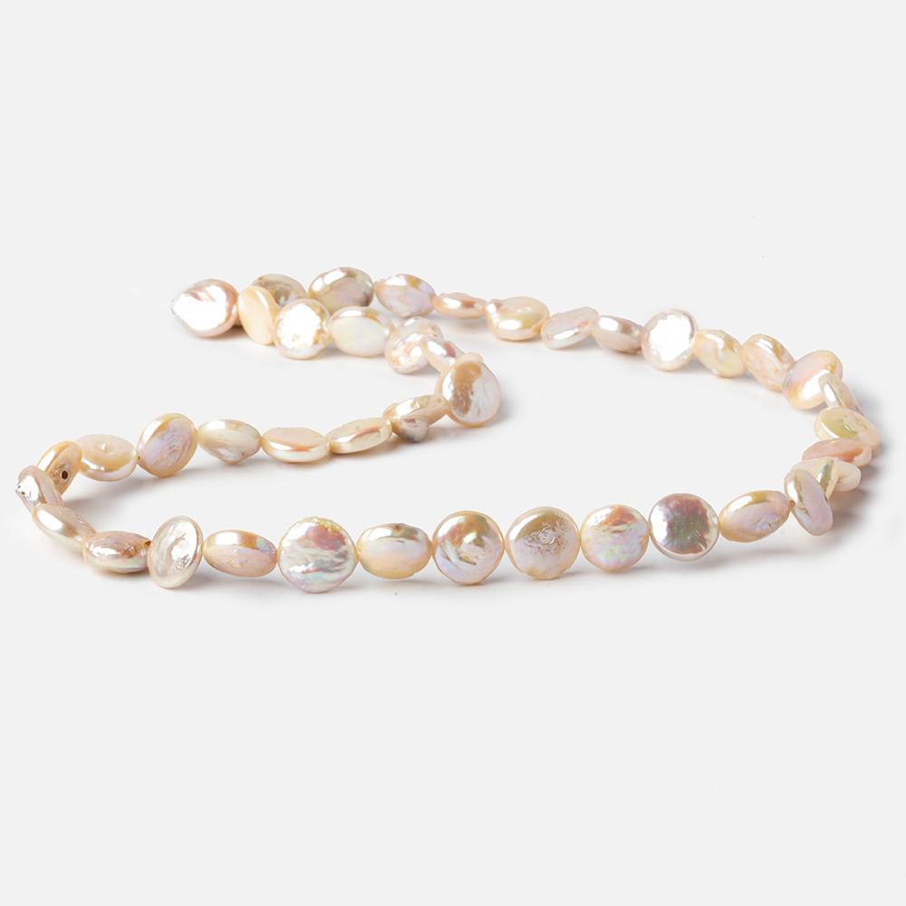 8.5-9mm Ballet Pink Petite Coin Freshwater Pearl 14 inch 40 pieces (ONLINE ORDER ONLY)