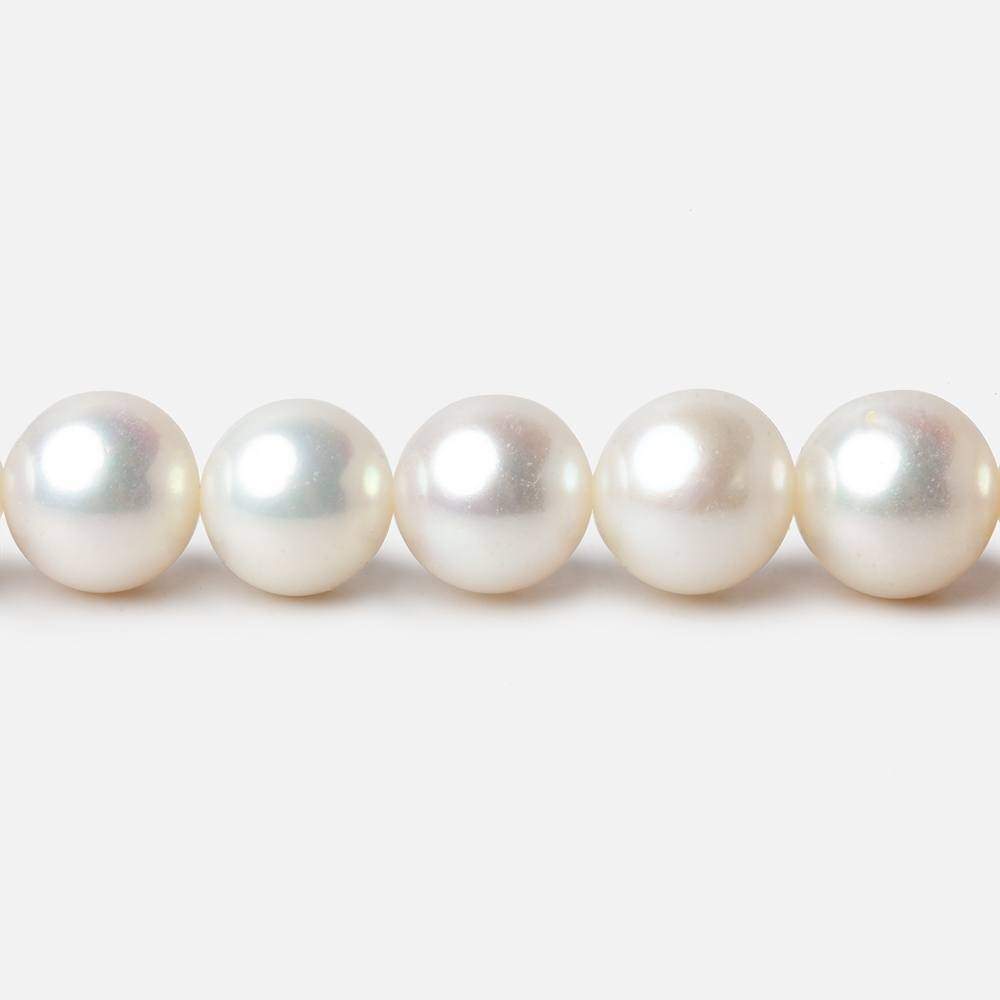 8.5-9mm Off White Round Pearls 15 inch 46 pieces AAA (ONLINE ORDER ONLY)