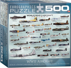 Puzzle: Family Oversize Puzzles - WWII Aircraft (ONLINE ORDER ONLY)