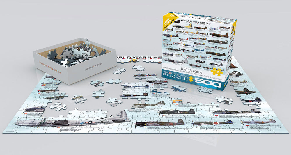 Puzzle: Family Oversize Puzzles - WWII Aircraft (ONLINE ORDER ONLY)