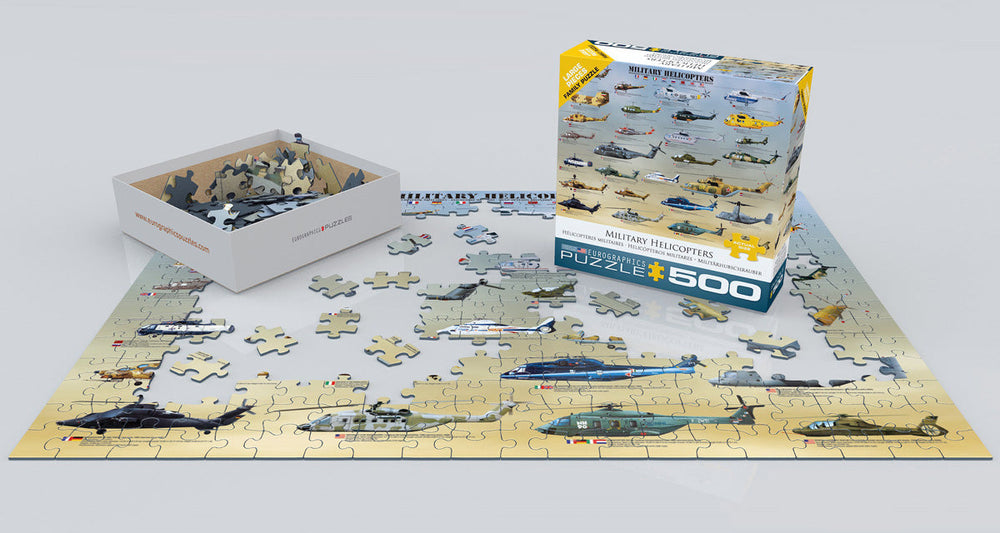 Puzzle: Family Oversize Puzzles - Military Helicopters (ONLINE ORDER ONLY)