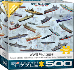 Puzzle: Family Oversize Puzzles - WWII War Ships (ONLINE ORDER ONLY)