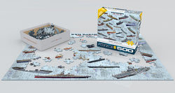 Puzzle: Family Oversize Puzzles - WWII War Ships (ONLINE ORDER ONLY)