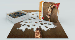 Puzzle: Family Oversize Puzzles - Giraffe Mother's Kiss (ONLINE ORDER ONLY)