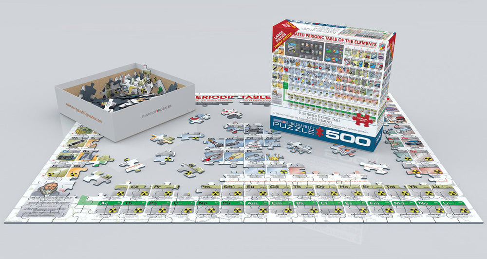 Puzzle: Family Oversize Puzzles - Illustrated Periodic Table of the Elements (ONLINE ORDER ONLY)