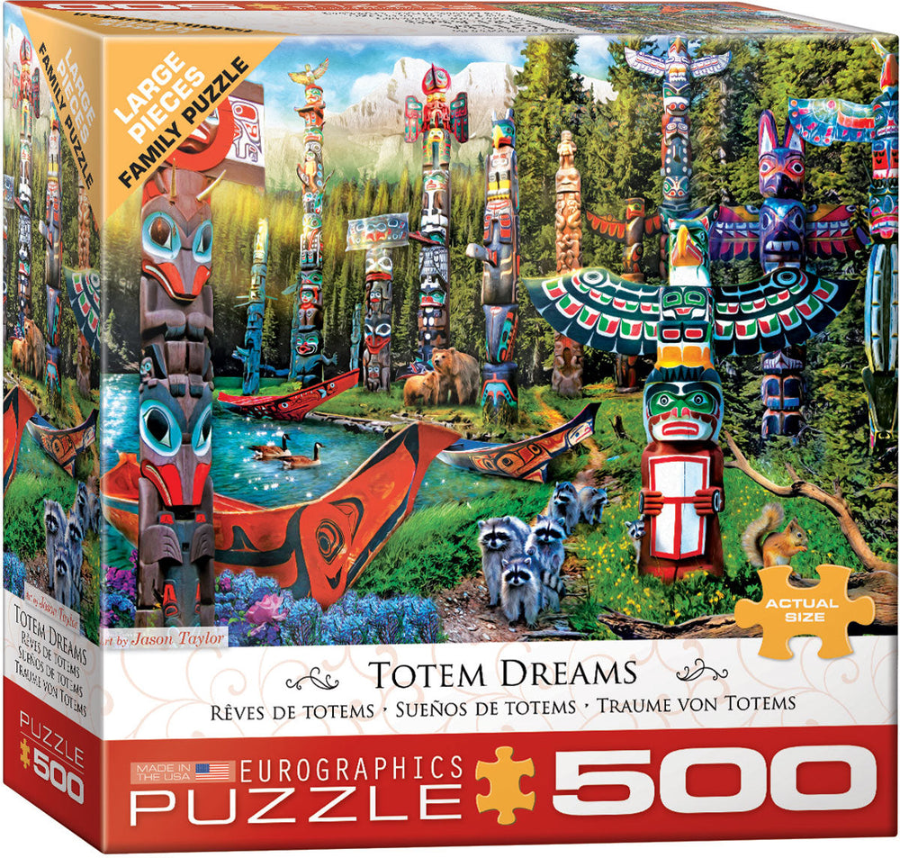 Puzzle: Family Oversize Puzzles - Totem Dreams (ONLINE ORDER ONLY)