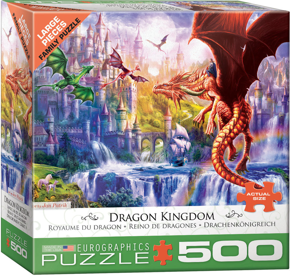 Puzzle: Family Oversize Puzzles - Dragon Kingdom (ONLINE ORDER ONLY)