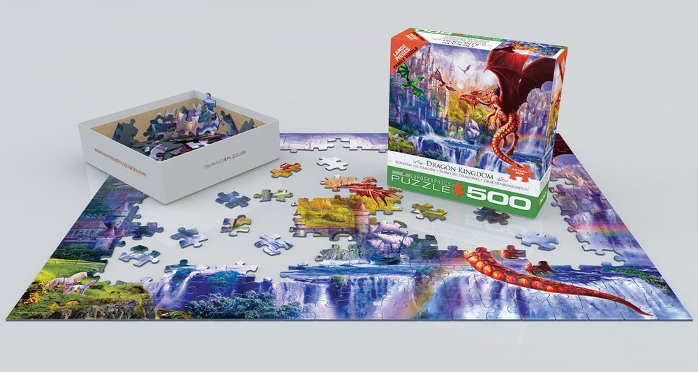 Puzzle: Family Oversize Puzzles - Dragon Kingdom (ONLINE ORDER ONLY)