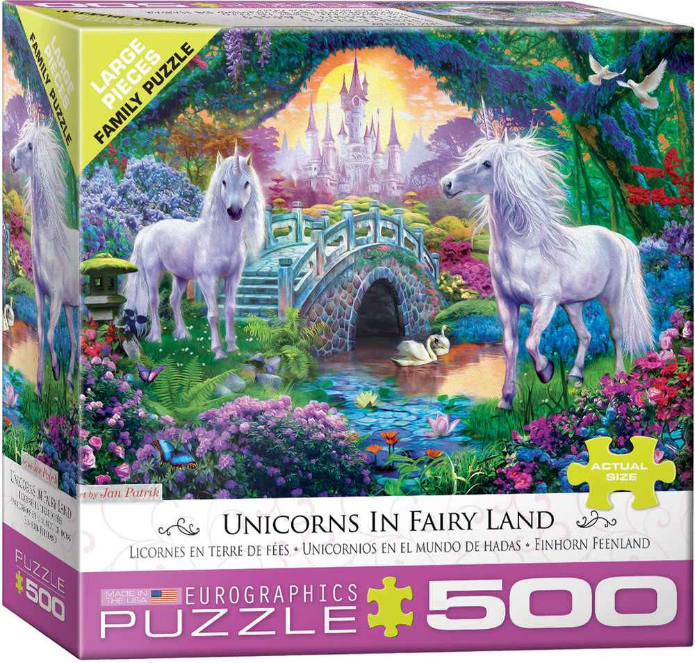 Puzzle: Family Oversize Puzzles - Unicorns in Fairy Land (ONLINE ORDER ONLY)