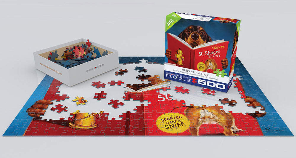 Puzzle: Variety 500 Pieces - 50 Scents of Grey (ONLINE ORDER ONLY)