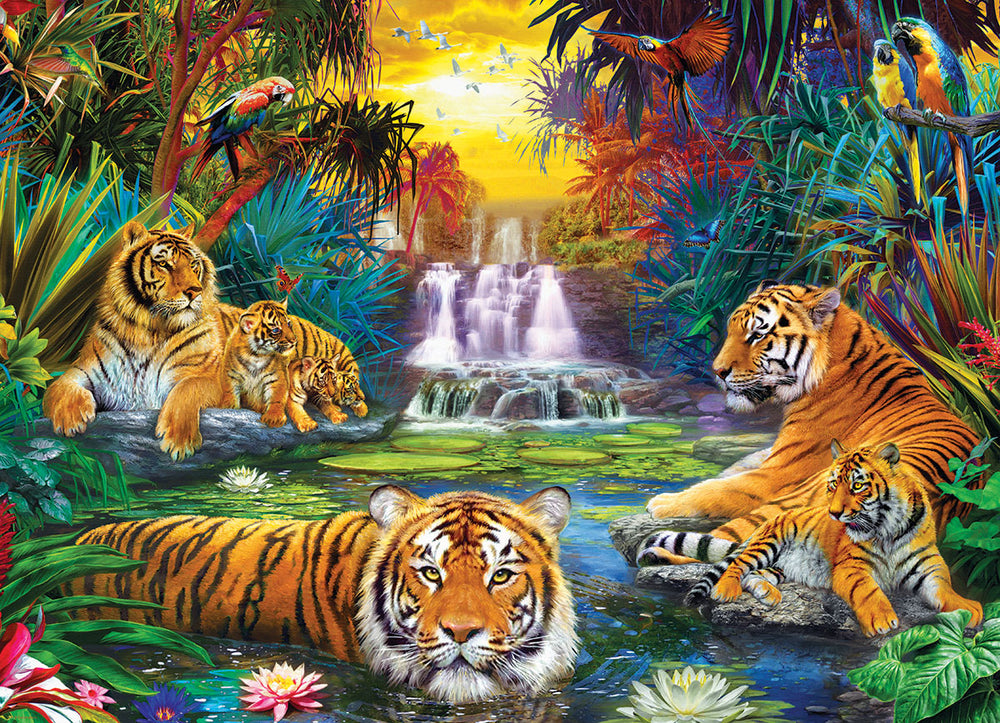 Puzzle: Variety 500 Pieces - Tiger's Eden (ONLINE ORDER ONLY)