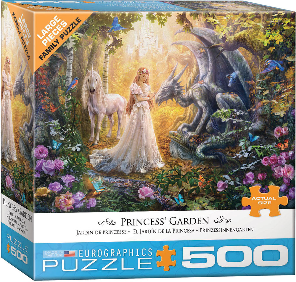 Puzzle: Variety 500 Pieces - Princess' Garden (ONLINE ORDER ONLY)