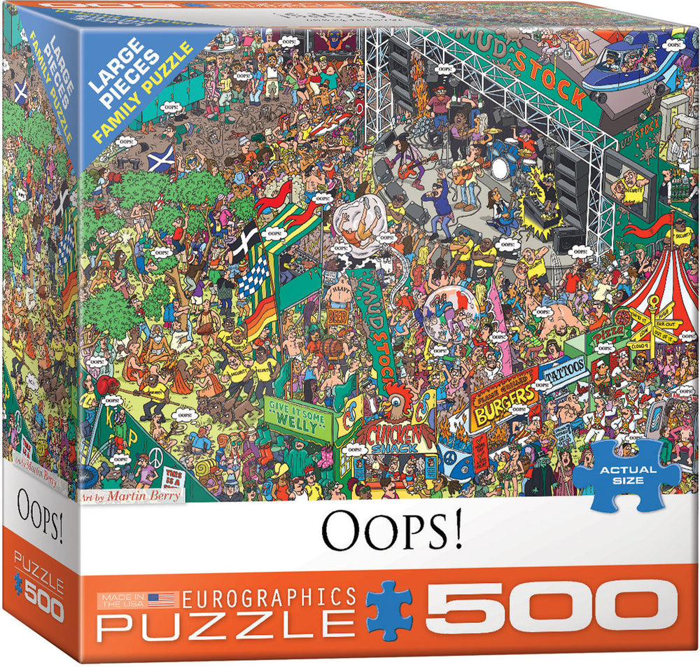 Puzzle: Variety 500 Pieces -  Oops! by Berry Martin (ONLINE ORDER ONLY)