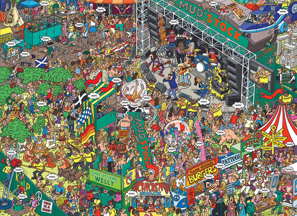 Puzzle: Variety 500 Pieces -  Oops! by Berry Martin (ONLINE ORDER ONLY)