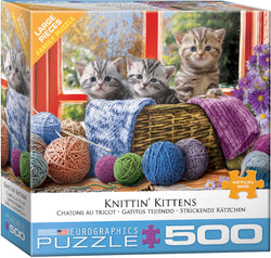 Puzzle: Family Oversize Puzzles - Knittin' Kittens (ONLINE ORDER ONLY)