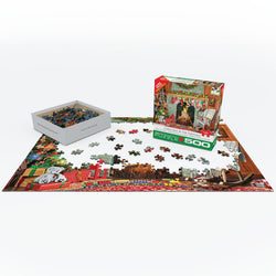 Puzzle: Family Oversize Puzzles - Christmas by the Fireplace (ONLINE ORDER ONLY)