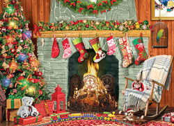 Puzzle: Family Oversize Puzzles - Christmas by the Fireplace (ONLINE ORDER ONLY)
