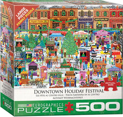 Puzzle: Family Oversize Puzzles - Downtown Holiday Festival (ONLINE ORDER ONLY)