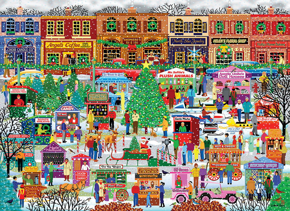 Puzzle: Family Oversize Puzzles - Downtown Holiday Festival (ONLINE ORDER ONLY)