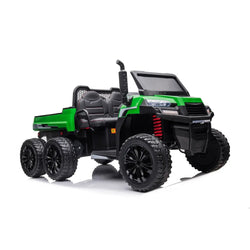 24V 6 Wheeler Freddo Tractor Trailer 2 Seater Ride-on with Dump Cart and Parental Remote (ONLINE ORDER ONLY)