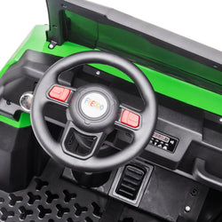 24V 6 Wheeler Freddo Tractor Trailer 2 Seater Ride-on with Dump Cart and Parental Remote (ONLINE ORDER ONLY)