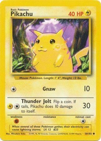 Pikachu (58/102) [Base Set Unlimited] (Online Only)