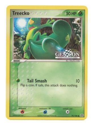 Treecko (70/106) (Gen Con The Best Four Days in Gaming Promo) [EX: Emerald] (Online Only)