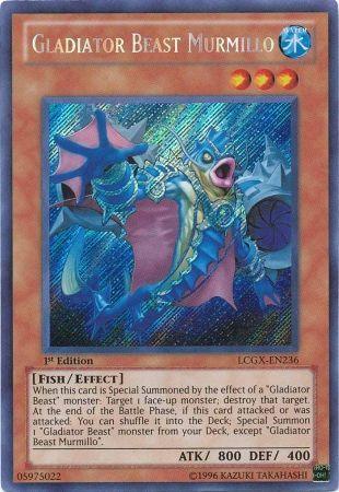 Gladiator Beast Murmillo [LCGX-EN236] Secret Rare (ONLINE ORDER ONLY)