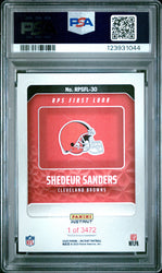 Graded 2025 Panini Instant Shedeur Sanders #RPSFL30 RPS First Look Rookie RC Football Card PSA 10 Gem Mint (ONLINE ORDER ONLY)