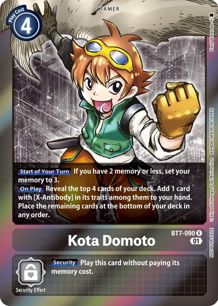 Kota Domoto [BT7-090] (Event Pack 4) [Next Adventure Promos] (ONLINE ORDER ONLY)