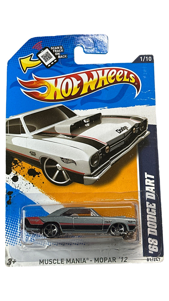 Hot Wheels Muscle Mania - Mopar '12 '1/10 '68 Dodge Dart 81/247 (Online Order Only)