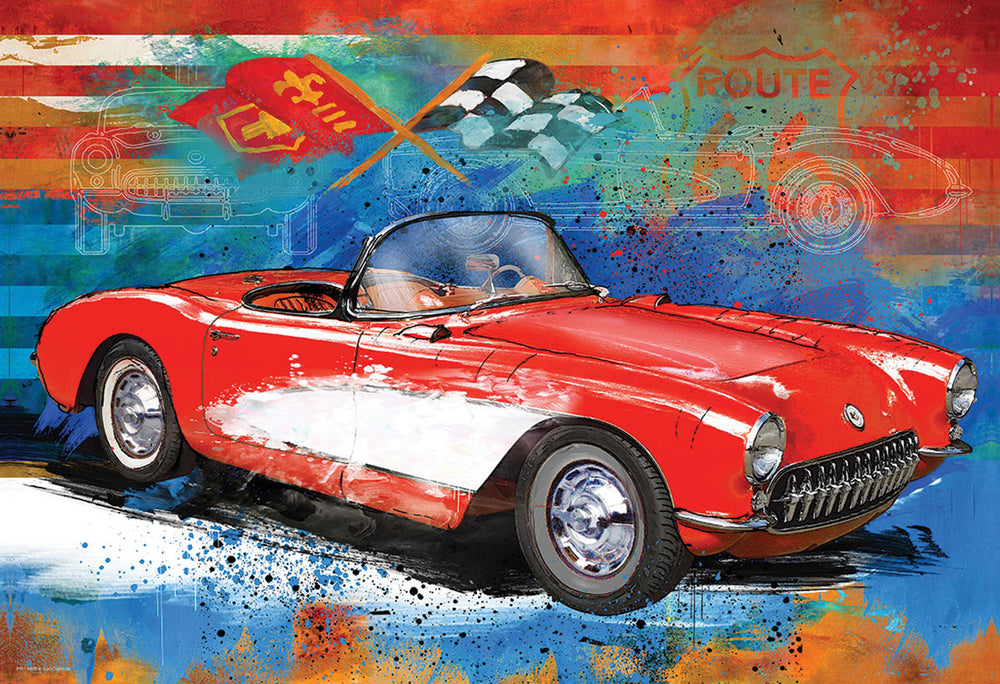 Puzzle: Corvette Cruising Tin (ONLINE ORDER ONLY)