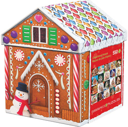 Puzzle: Gingerbread House Tin (ONLINE ORDER ONLY)