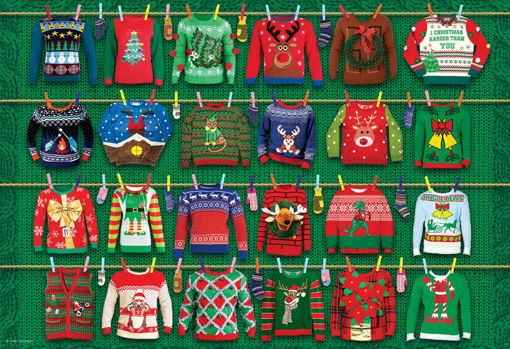 Puzzle: Ugly Christmas Sweaters Tin (ONLINE ORDER ONLY)