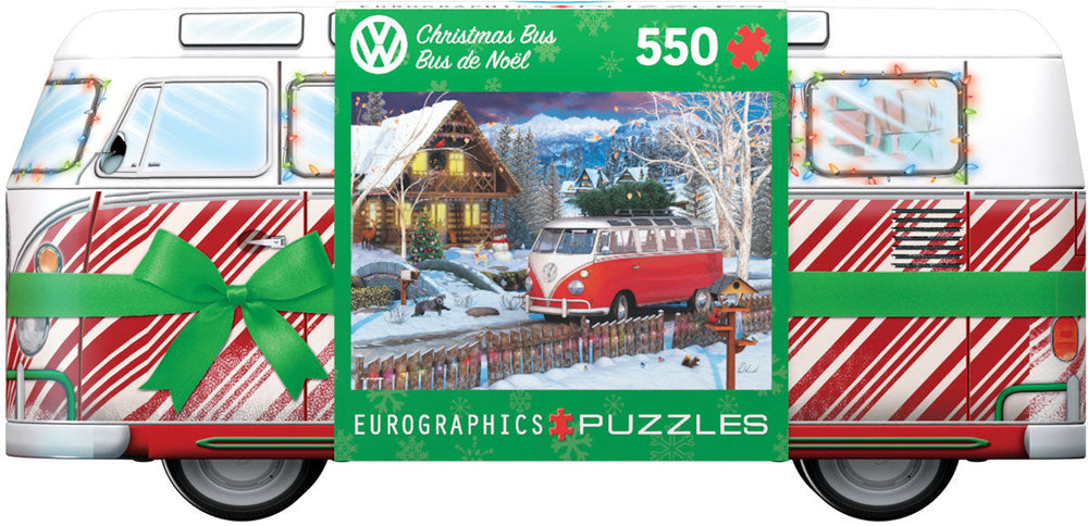 Puzzle: VW Christmas Bus Tin (ONLINE ORDER ONLY)
