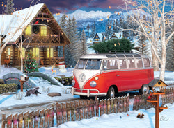 Puzzle: VW Christmas Bus Tin (ONLINE ORDER ONLY)