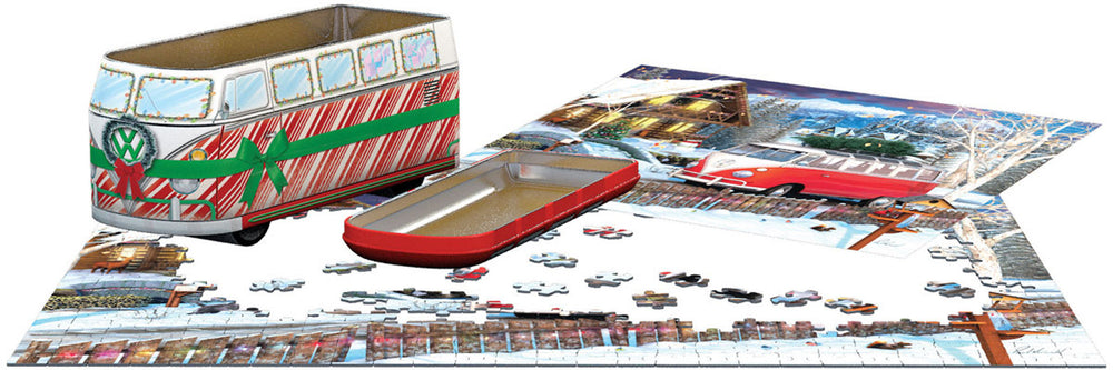 Puzzle: VW Christmas Bus Tin (ONLINE ORDER ONLY)