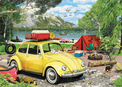 Puzzle: VW Beetle Camping Shaped Tin (ONLINE ORDER ONLY)