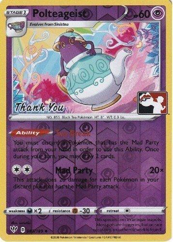 Polteageist (083/189) (Thank You Promo) [Sword & Shield: Darkness Ablaze] (Online Only)