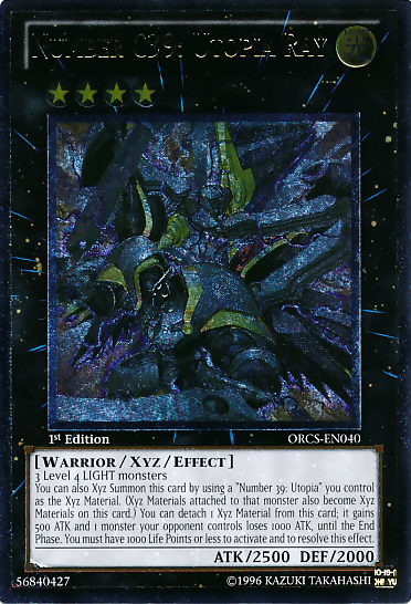 Number C39: Utopia Ray [ORCS-EN040] Ultimate Rare (ONLINE ORDER ONLY)