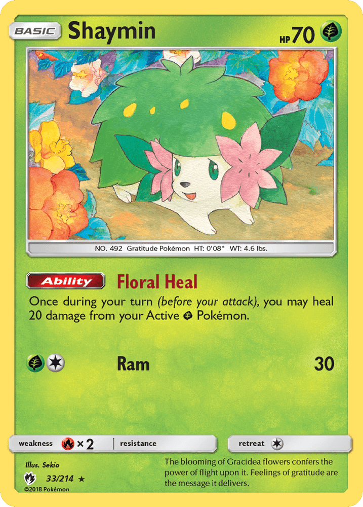 Shaymin (33/214) [Sun & Moon: Lost Thunder] (Online Only)