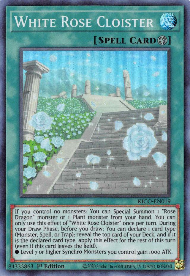 White Rose Cloister (Super Rare) [KICO-EN019] Super Rare (ONLINE ORDER ONLY)