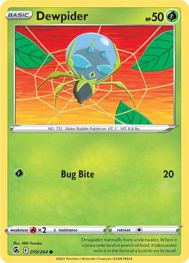 Dewpider (019/264) [Sword & Shield: Fusion Strike] (Online Only)