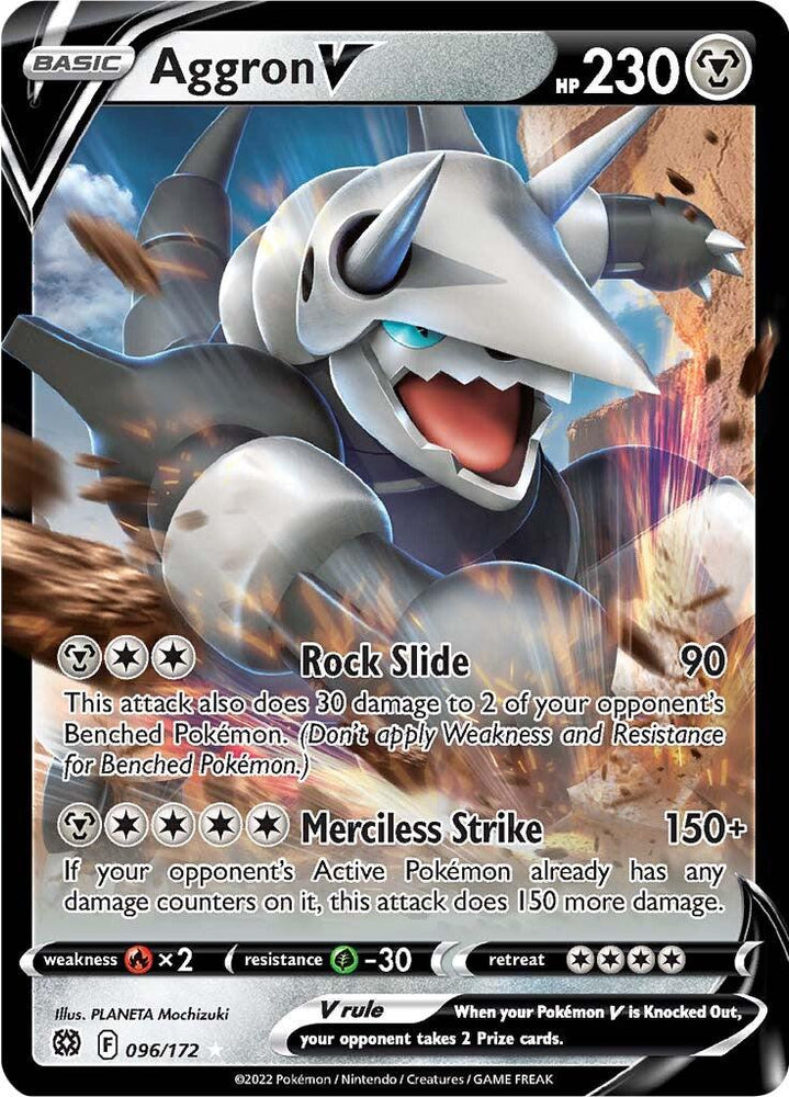 Aggron V (096/172) [Sword & Shield: Brilliant Stars] (Online Only)
